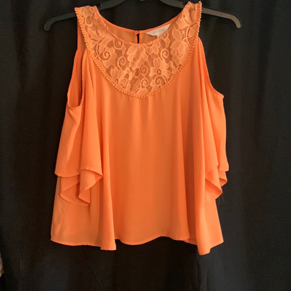 Orange blouse